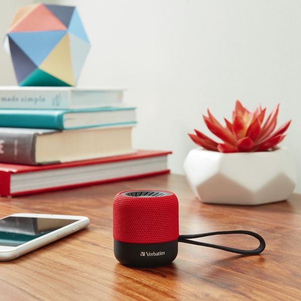 Tupi S A Parlante Verbatim Mini Bluetooth Rojo