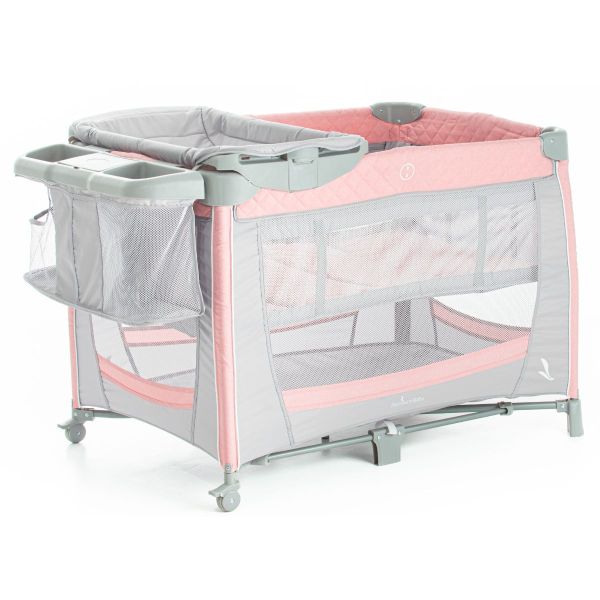 Tupi S A Cuna Corralito Premium Baby Toronto Con Cambiador Rosa Pb