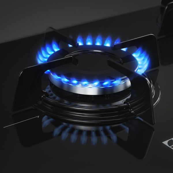 TUPI S A COCINA ELECTROLUX ANAFE A GAS 5H KE5GP VIDRIO NEGRO