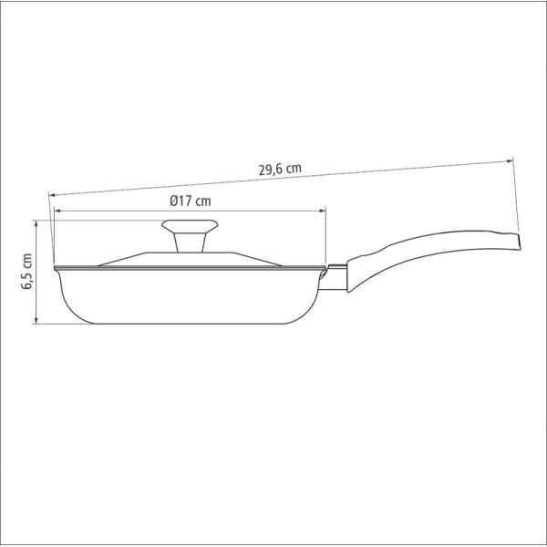 Tupi S A Sarten Con Tapa De Turim Tramontina Cm T