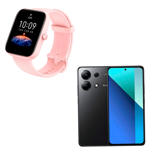 Tupi S A Combo Semana Naranja Reloj Smart Amazfit Bip A Pink