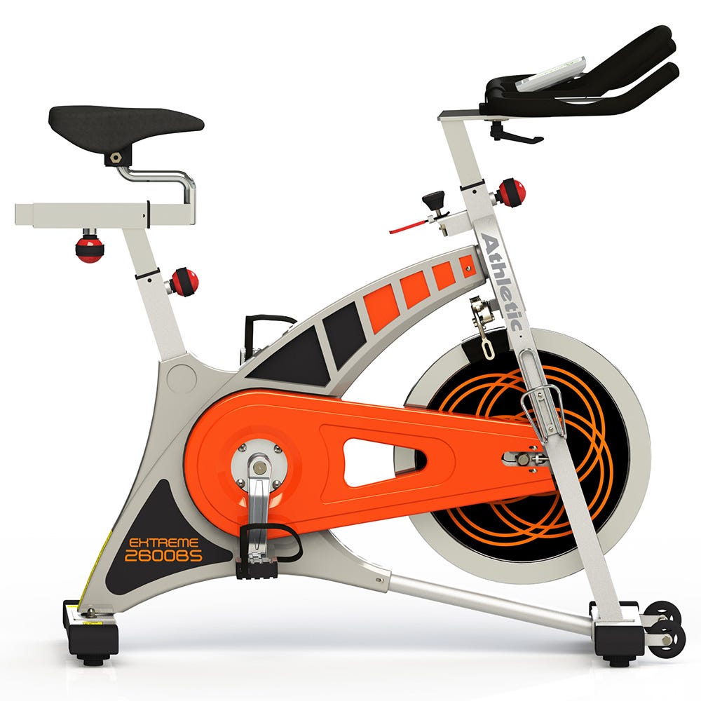 TUPI S.A. - BICI ERGOMETRICA ATHLETIC SPINNING SP2600BS 130KG INDOOR