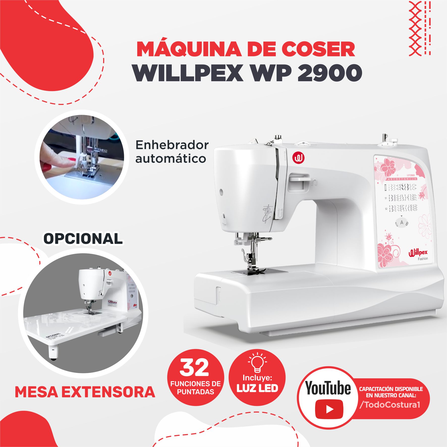 Maquina De Coser Portatil Sewing Machine 100% garantizada – Insanto  Tecnologia