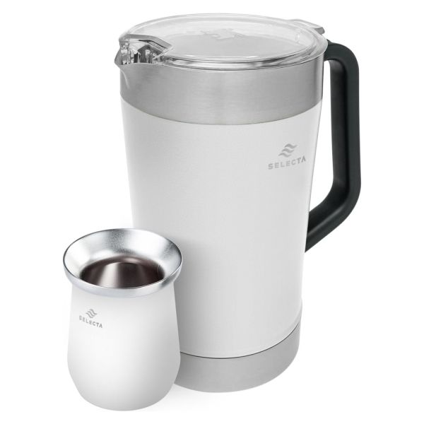 SET JARRA 1.9L + MATE 330ML A.INOX BLANCO SELECTA 115100-02