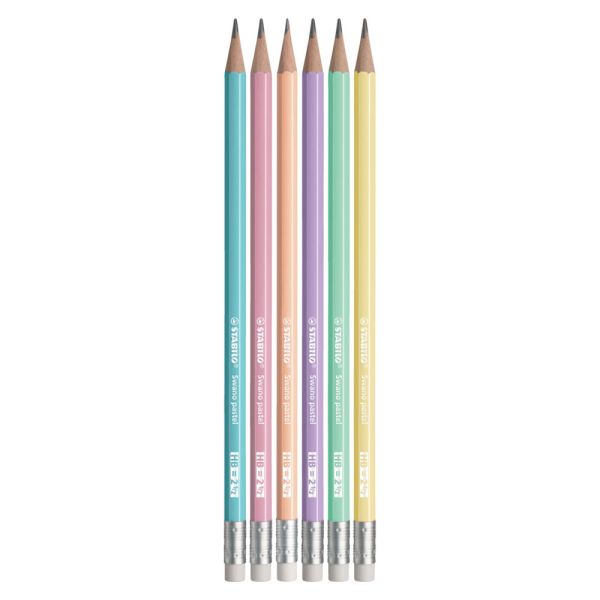 TUPI . - LAPIZ STABILO SWANO PASTEL 4908 PACK POR 6 UNIDADES |