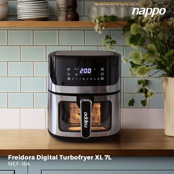 TUPI S.A. - FREIDORA NAPPO NEF-164 TURBOFRYER XL CON VISOR 7L