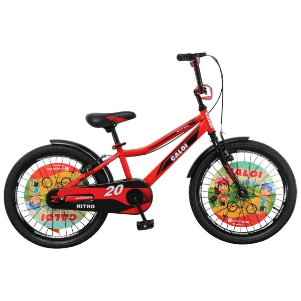 BICICLETA CALOI NITRO ARO 20 ROJO - DE 6 A 8 AÑOS