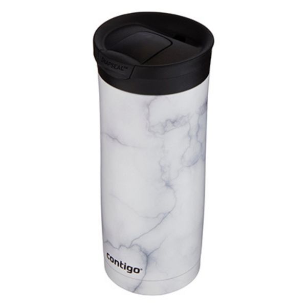 Tupi S A Vaso Termico Contigo Couture Snapseal White Marble Ml