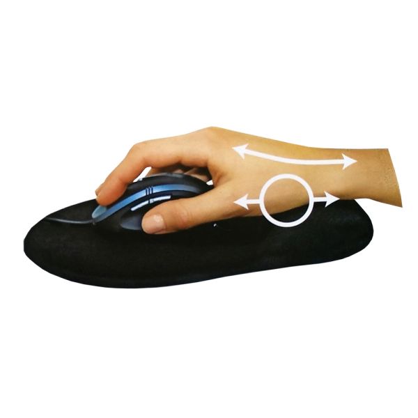 PAD MOUSE DESCANSADOR NEGRO KED-149 BLISTER