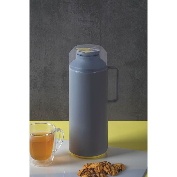  Juego de jarras de agua de vidrio, olla de agua resistente al  calor, tapa de acero inoxidable para hervir agua, té, jugo de fruta,  botella de vidrio (color : 1 olla