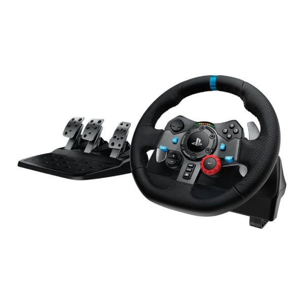 KIT VOLANTE + PEDALES LOGITECH 941-000111 G29 DRIVING FORCE RACING PS4 PS5.