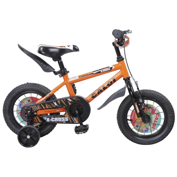 BICICLETA CALOI X-CROSS 12 NARANJA 4101745NA - 2 A 3 AÑOS