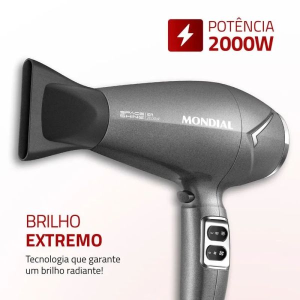 Tupi S A Secador De Pelo Mondial Space Shine