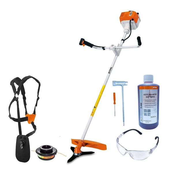 DESMALEZADORA STIHL 2.6HP FS280K CV + INCLUYE: CABEZAL DE CORTE / CUCHILLA / LENTE / CINTURON / ACEITE