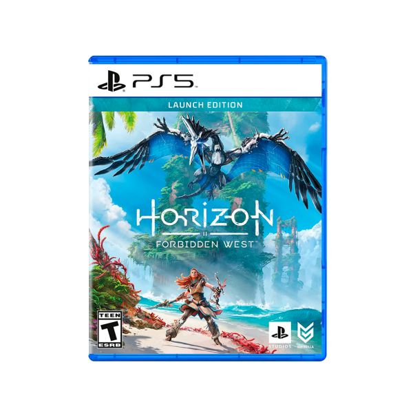 Sony PlayStation 5 825GB Horizon Forbidden West Bundle color blanco y negro