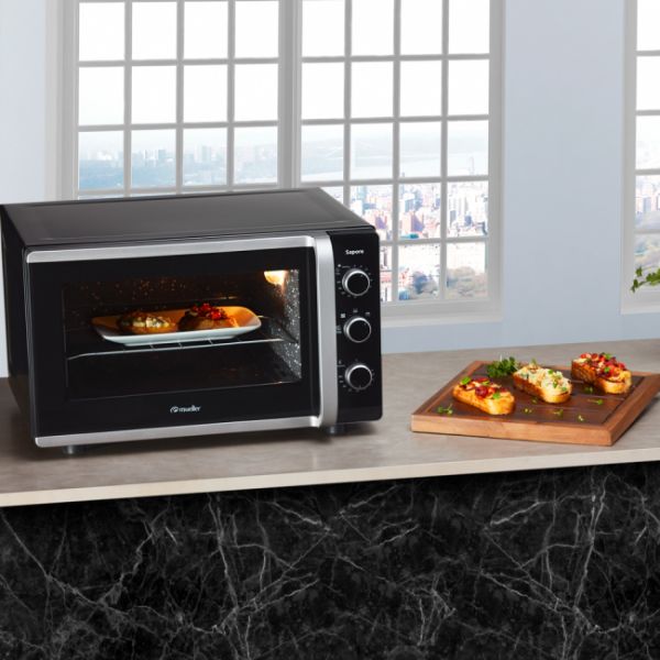 Horno Eléctrico Mueller Sapore G3 44 Lts Blanco