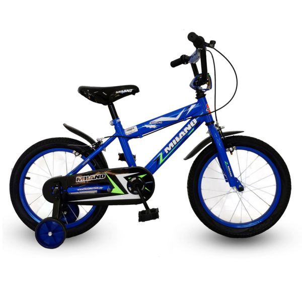 BICICLETA MILANO BAMBINO ARO 16 AZUL - DE 4 A 5 AÑOS