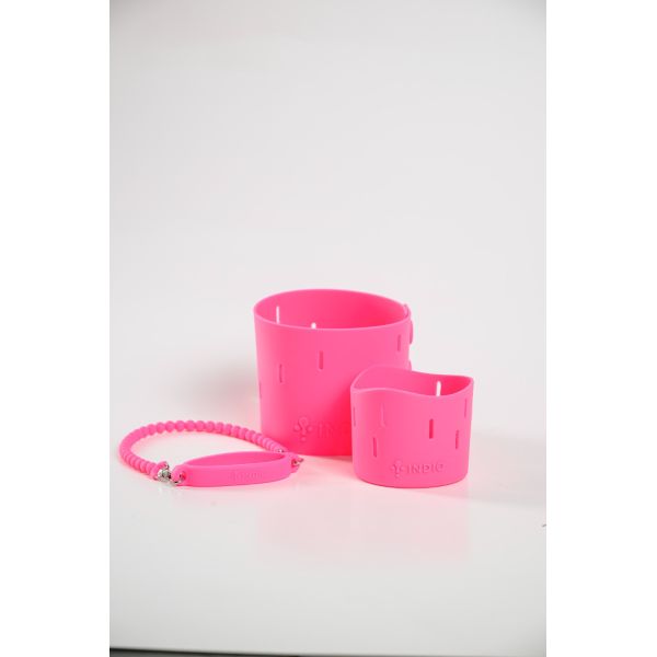 SET SKIN FUCSIA PARA VASO VIAJERO INDIO