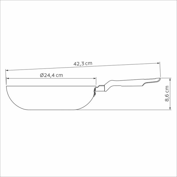 TUPI S.A. - KIT SARTEN 3PZ CARIBE TRAMONTINA ROJO 509 T20297A