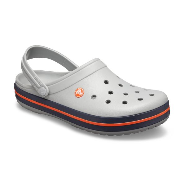 TUPI . - CROCS CROCBAND GRIS C/NARANJA CALCE M12(44) REF C11016-01U |