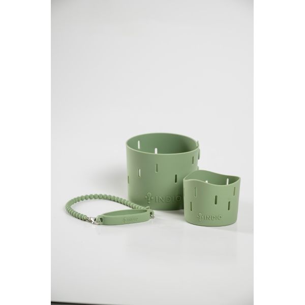 SET SKIN VERDE PARA VASO VIAJERO INDIO