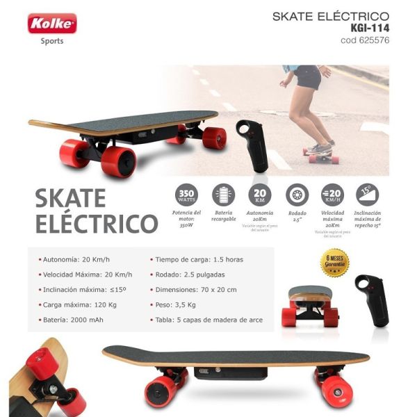 Skate Electrico Kolke KGI-114
