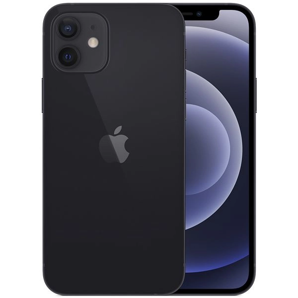 iPhone12 128GB BLACK 【中古】 - 携帯電話本体