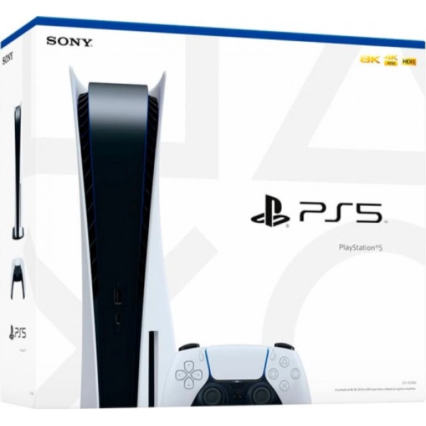 TUPI S.A. - JUEGO ELECTRONICO SONY PLAYSTATION PS5 825GB CON DISCO  CFI-1215A WHITE S/J