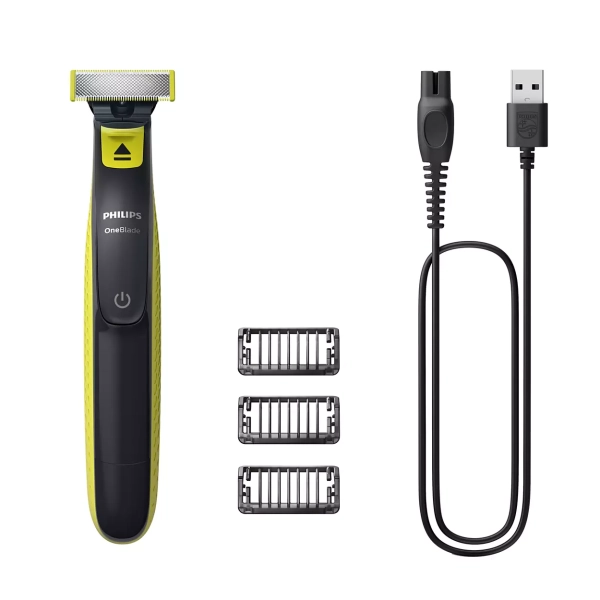 Comprá Afeitadora Eléctrica Philips OneBlade QP2724/10 - Negro/Verde Lima -  Envios a todo el Paraguay