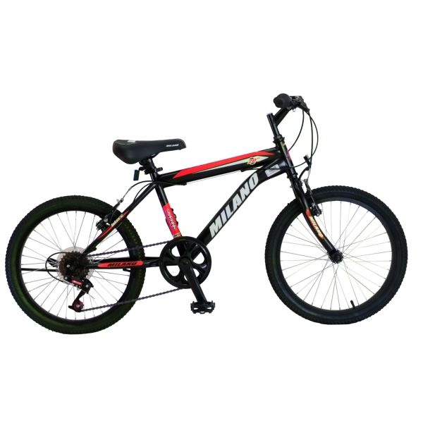 BICICLETA 20 PULGADAS NIÑO ROJO/NEGRO 5 VELOCIDADES 2021/22