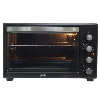 KUMTEL Mini Horno/Horno de Pizza, 70 litros XXL, Función Turbo de 2000 W, 6  Modos