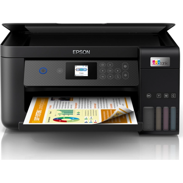 Impresora a color multifunción Epson EcoTank L4260 con wifi negra