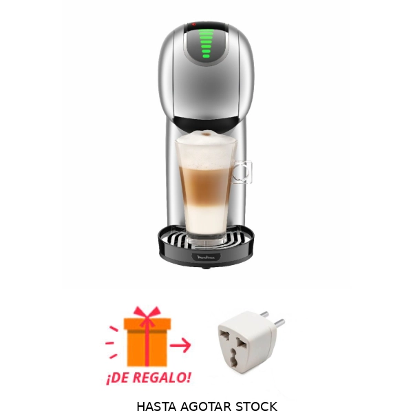 TUPI S.A. - CAFETERA MOULINEX DOLCE GUSTO GENIO TITANIUM  PV160T58/EDXCDGKP16 TITANIO