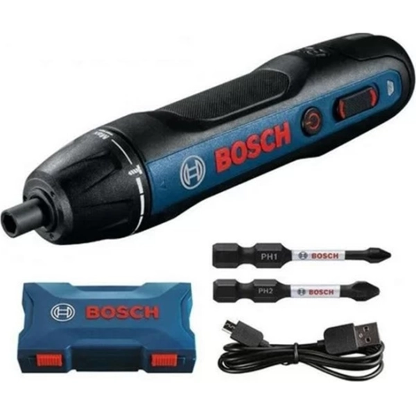 Atornillador A Batería Bosch Go 3,6v Bivolt Color Azul