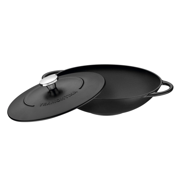 Sartén Wok Antiadherente de Acero Inoxidable 32cm House Of The Rey