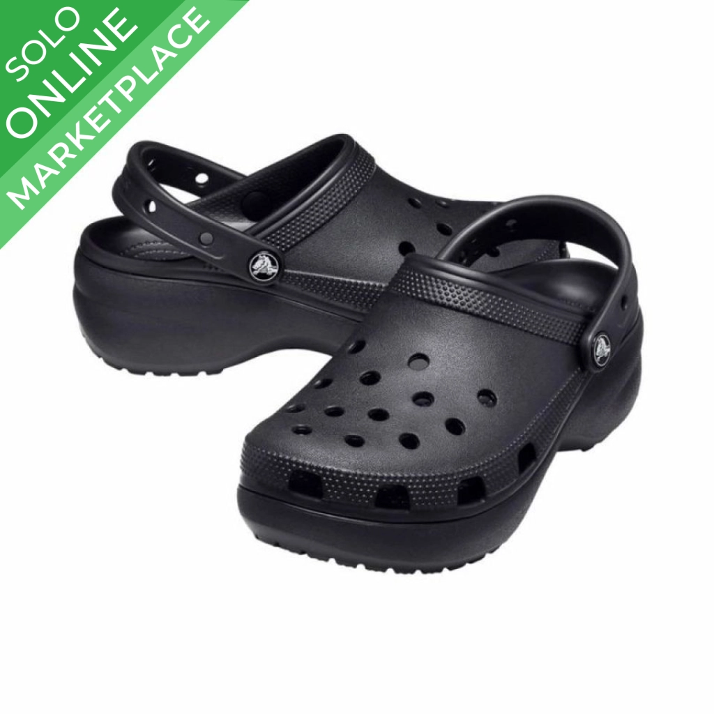 TUPI . - CROCS CLASSIC PLATAFORM NEGRO W5 - (35) REF C206750-001 |