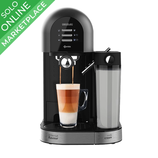 Cafetera semiautomática Cumbia Power Instant-ccino 20 Chic Serie Nera  Cecotec