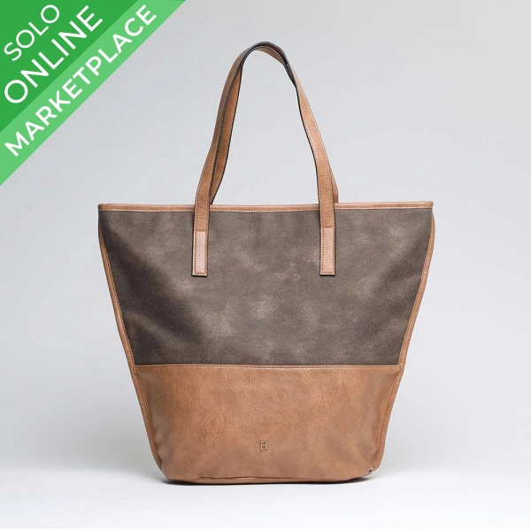 TUPI S.A. CARTERA HOMBRO RAW SIENNA CAFE BY HUMANA