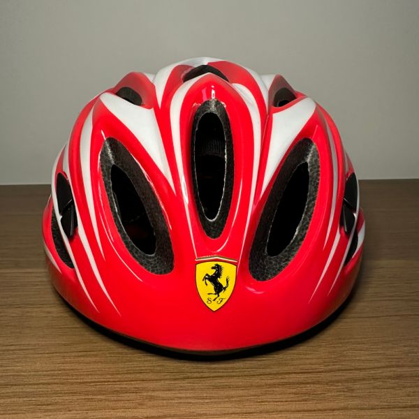 CASCO FERRARI MOVELMAX ROJO/BLANCO