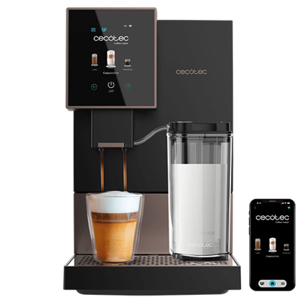 CAFETERA CECOTEC CREMMAET COMPACTCCINO CONNECTED BLACK ROSE