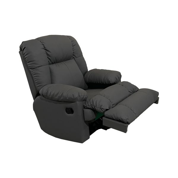 SILLON RECLINABLE COUFA 025 FIJO A CABO ECO GRIS OSCURO