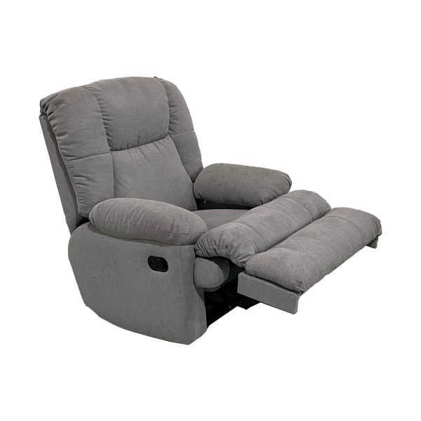 SILLON RECLINABLE COUFA 025 FIJO A CABO J8004-4 GRIS CLARO