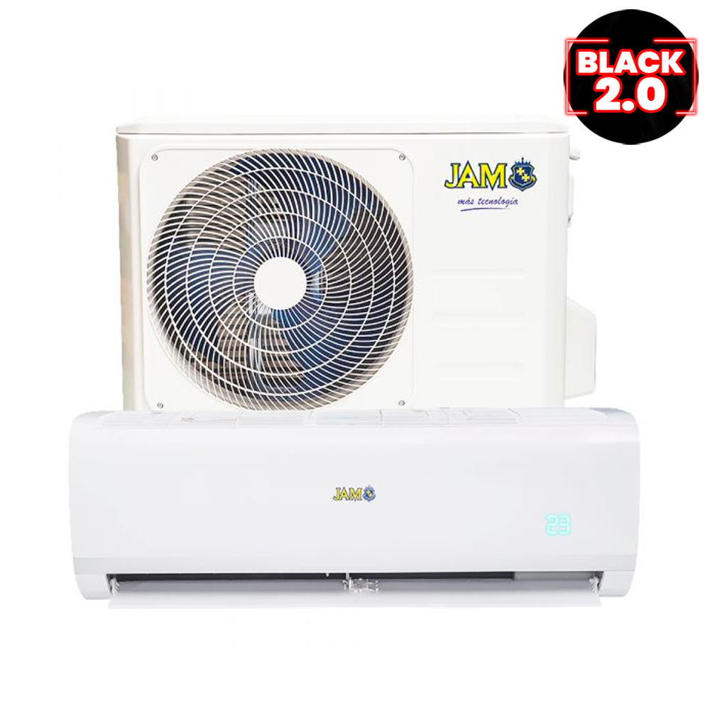 AIRE ACONDICIONADO JAM 12.000 BTU SPLIT FRÍO/CALOR + KIT DE INST SIN SOPORTE JF-12CHRN1 R410A