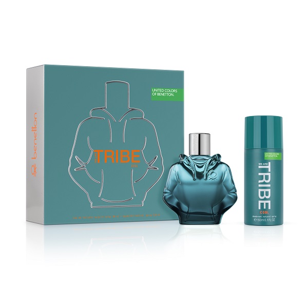 SET FRAGANCIA BENETTON TRIBE COOL 90ML+DEO 150ML 