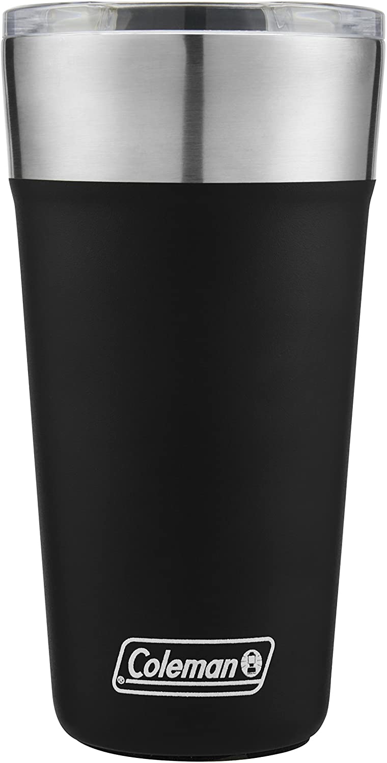 VASO CERVECERO COLEMAN INOX 600ML NEGRO C002453