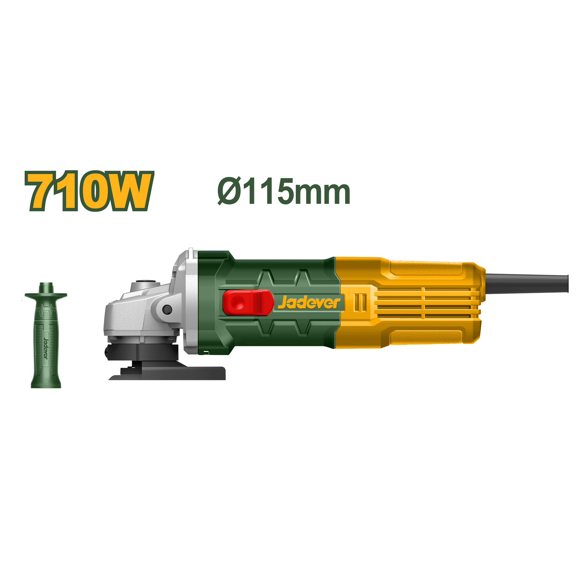 AMOLADORA JADEVER 115mm 710w.JDAG15711