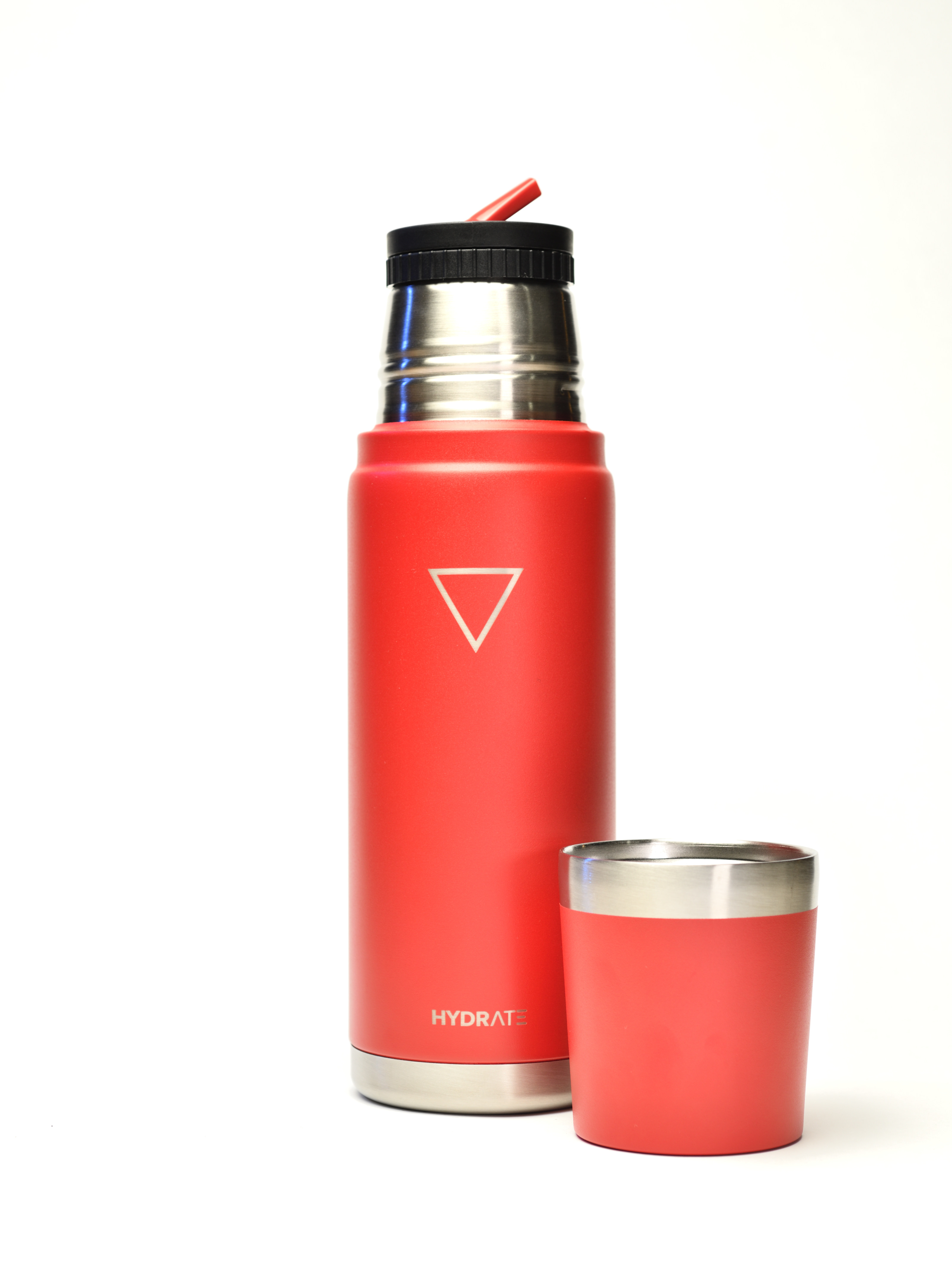 TERMO HYDRATE MATE 915 ML ROJO CON PICO