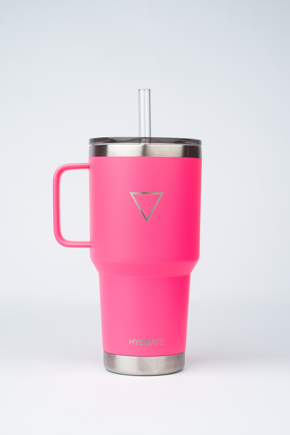 VASO HYDRATE CON PICO Y AGARRE 887ML ROSA FLAMENCO