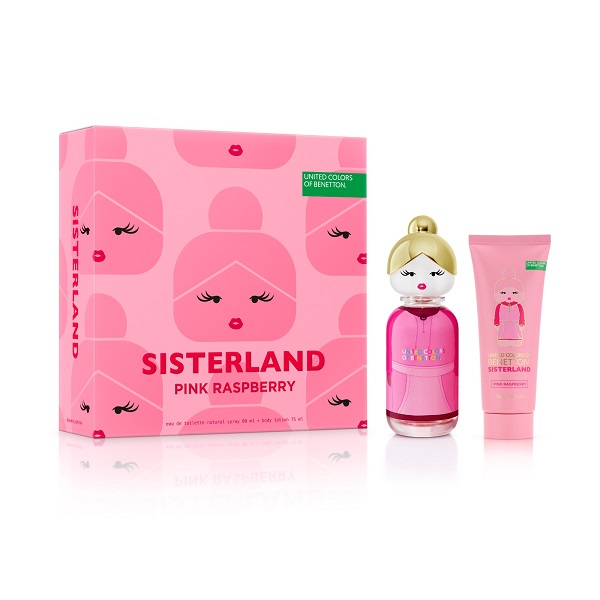 SET FRAGANCIA BENETTON SISTERLAND PINK 80ML+BODY LOTION 75ML 8433982025990