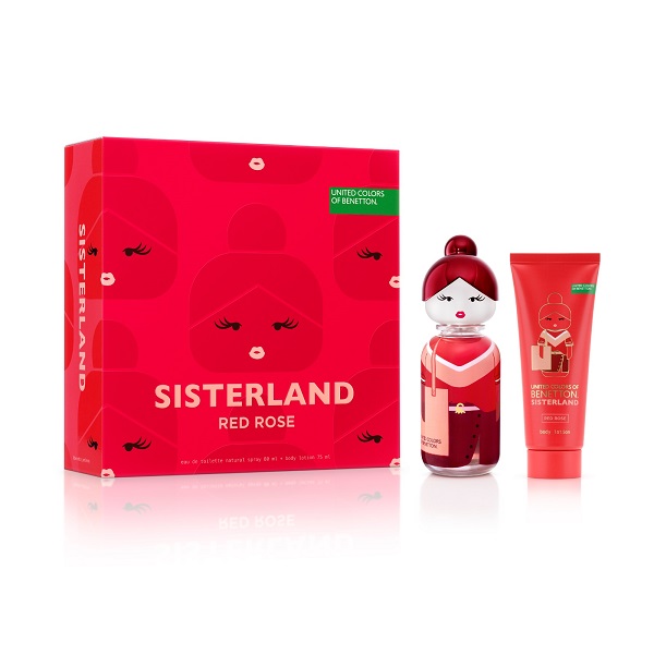 SET FRAGANCIA BENETTON SISTERLAND RED 80ML+BODY LOTION 75ML 8433982026003